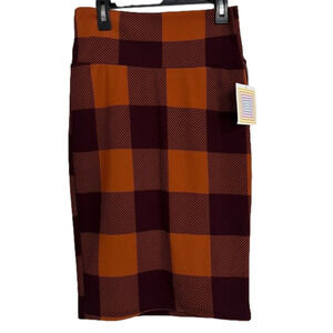 Nwt luLaRoe Cassie Checkered Skirt Size XS
